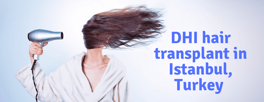 DHI hair transplant in Istanbul, Turkey